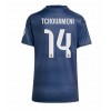 Damen Fußballbekleidung Real Madrid Aurelien Tchouameni #14 Auswärtstrikot 2025-26 Kurzarm